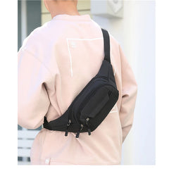 Men Waist Bag Pack Men's Wallet Purse Casual Large Phone Belt Bag Pouch