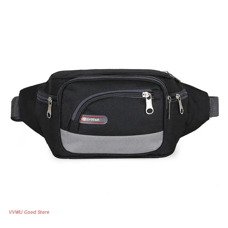 Men Waist Bag Pack Large Phone Belt Bags Pouch Women Nylon