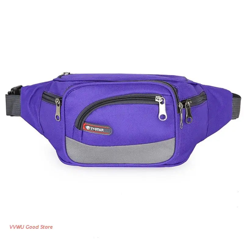 Men Waist Bag Pack Large Phone Belt Bags Pouch Women Nylon