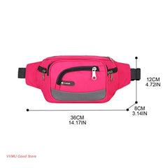 Men Waist Bag Pack Large Phone Belt Bags Pouch Women Nylon