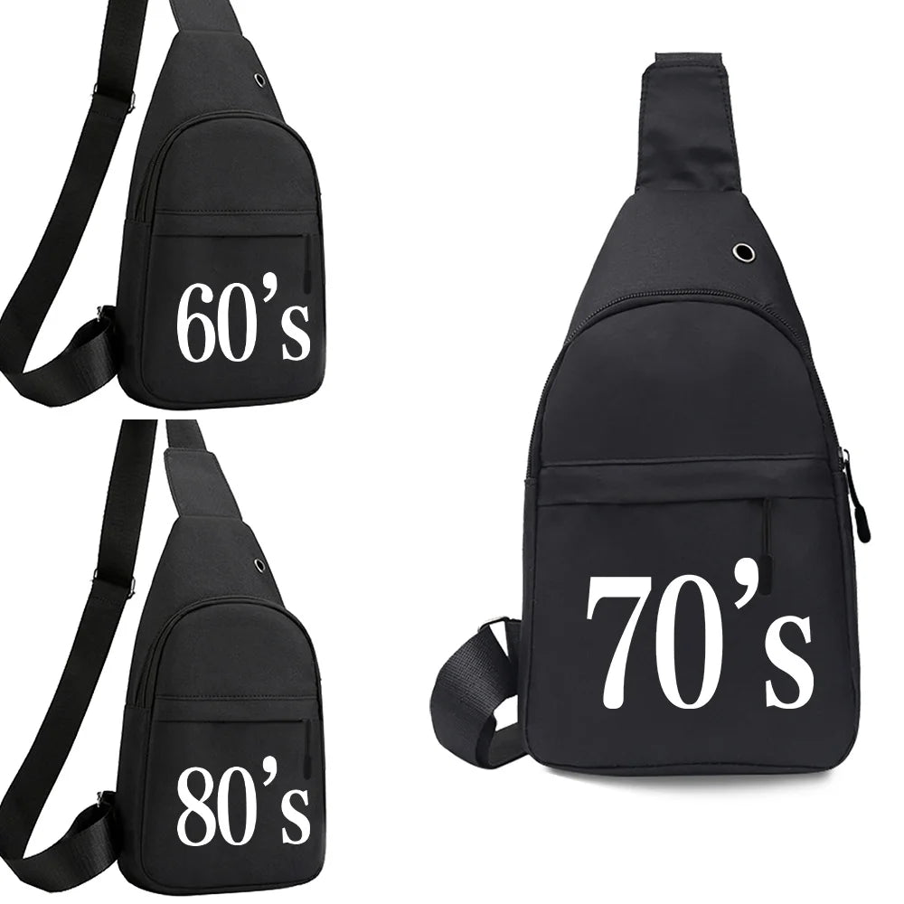 Canvas Waist Bag Pack Large Phone Belt Pouch Print Travel Fanny Banana Bag