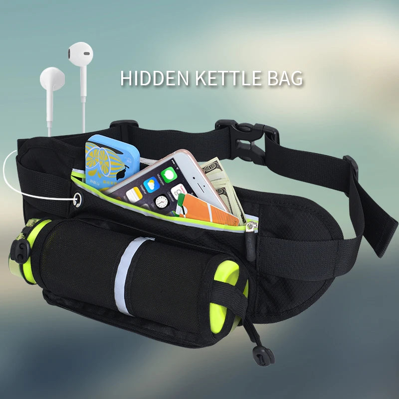 Travel Waist Bag Pack Large Phone Pouch Nylon Hip Bag
