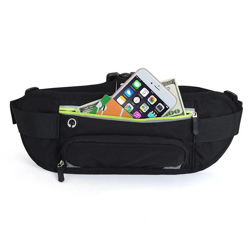 Travel Waist Bag Pack Large Phone Pouch Nylon Hip Bag
