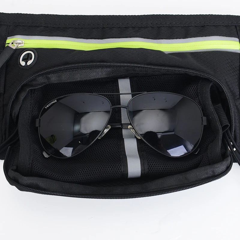 Travel Waist Bag Pack Large Phone Pouch Nylon Hip Bag