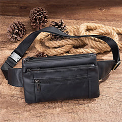 Men Leather Waist Bag Travel Purse Casual Belt Bags Heuptas Hip Bags