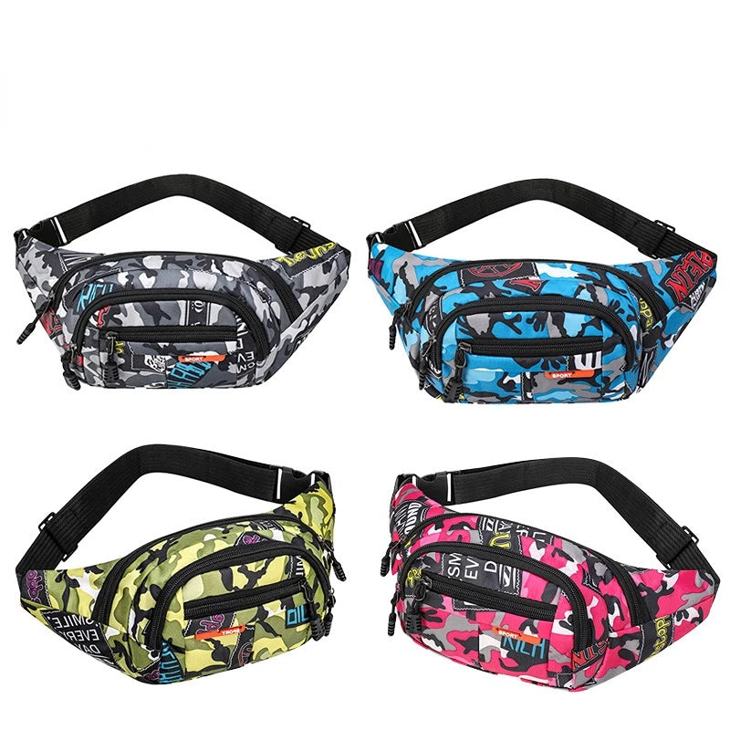Men Waist Pack Chest Bag Casual Fanny Pack Phone Pouch Sports Belt Bag