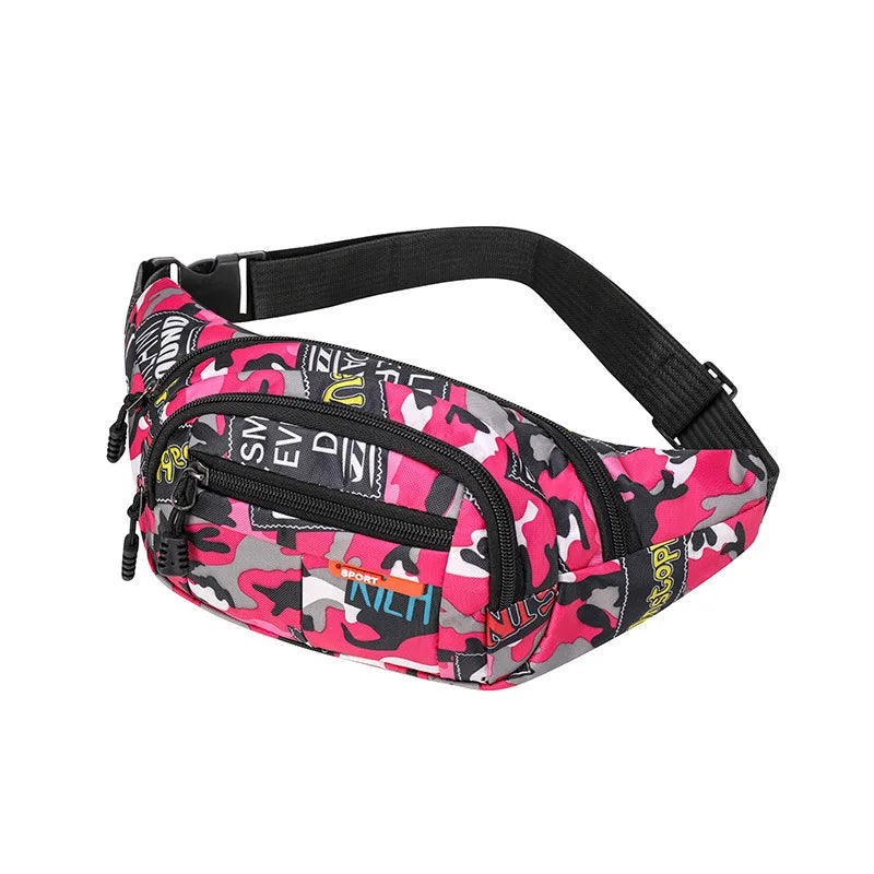 Men Waist Pack Chest Bag Casual Fanny Pack Phone Pouch Sports Belt Bag
