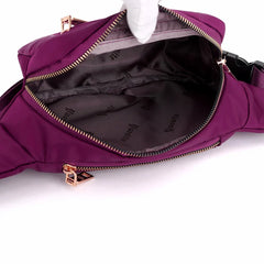 Nylon Waist Pack for Men Women Unisex Travel Phone Bag Pouch