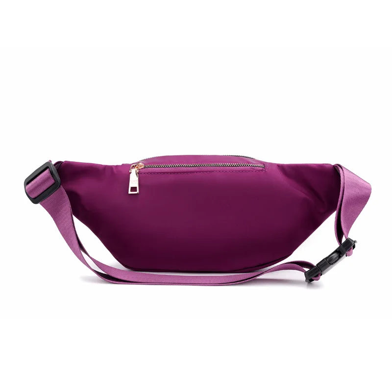 Nylon Waist Pack for Men Women Unisex Travel Phone Bag Pouch