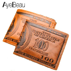 Men Wallet Male Purse Short For Portomonee Walet Partmone Kashelek