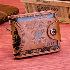 Men Wallet Male Purse Short For Portomonee Walet Partmone Kashelek