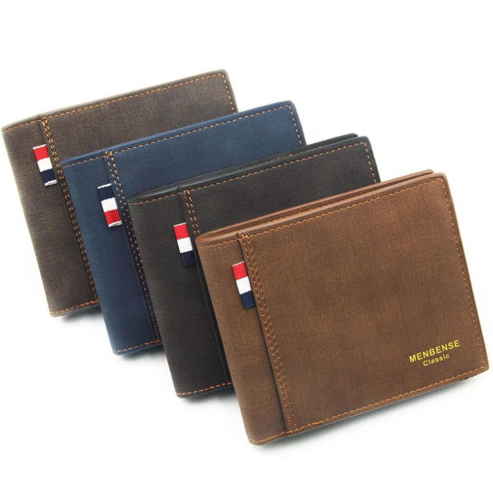Men Wallet Multi-compartment Small Money Purse for Traveling