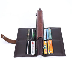 Men Wallet Clutch Bag Cartera Homme Business Long Zipper Coin Purse