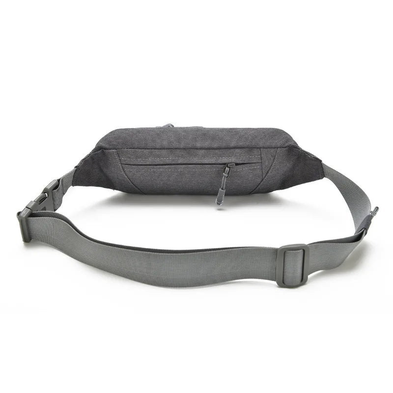Men Waterproof Nylon Sling Chest Fanny Pack Waist Bag