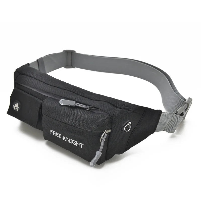 Men Waterproof Nylon Sling Chest Fanny Pack Waist Bag