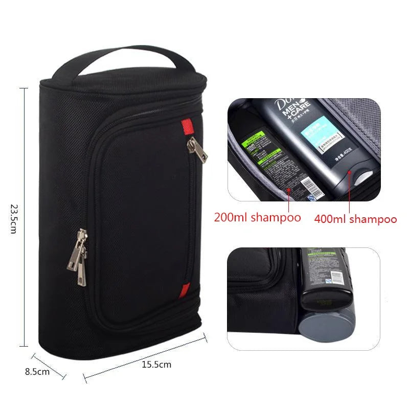 Waterproof Toiletry Bag w/ Handle, Business Shaving Bag
