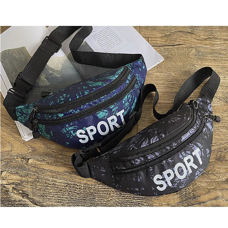 Unisex Waist Bag Hip Fanny Pack Travel Beach Hiking Daypack