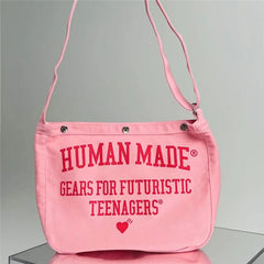Canvas Couple Messenger Bag Duck Shoulder Casual Men Women