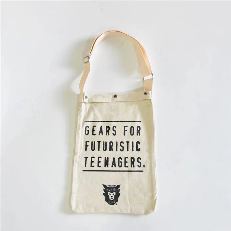 Men Women Heart Canvas Bag