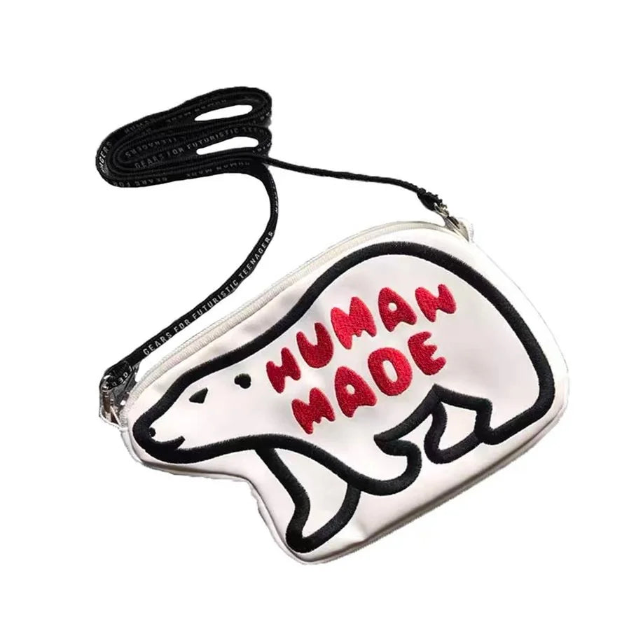 Polar Bear Pattern Messenger Bag