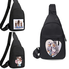 Mom Print Fanny Pack Large Belt Pouch Phone Money Bag