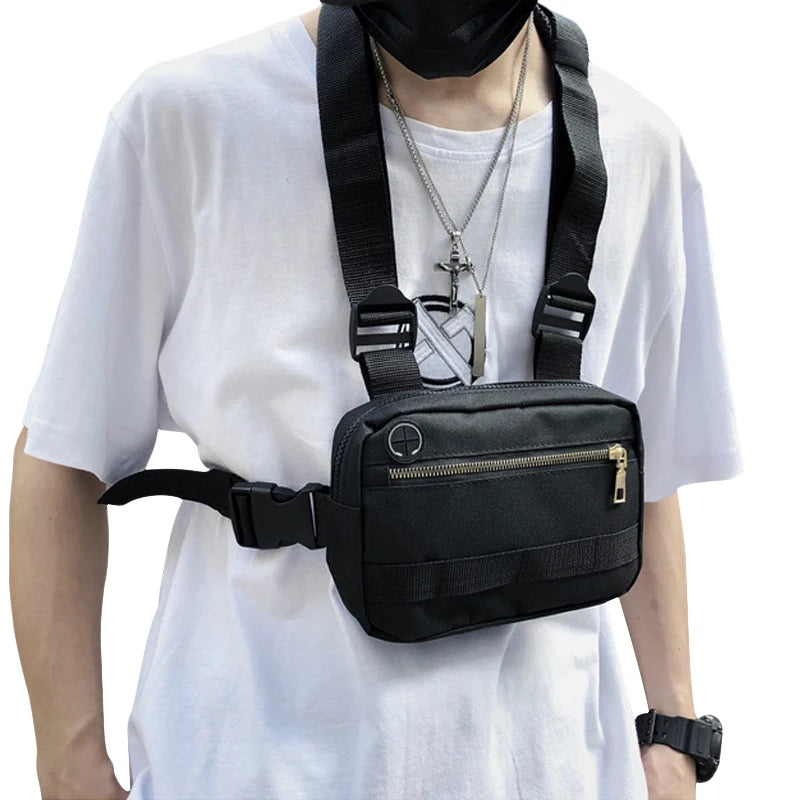 Unisex Chest Rig Tactical Harness Streetwear Waist Pack