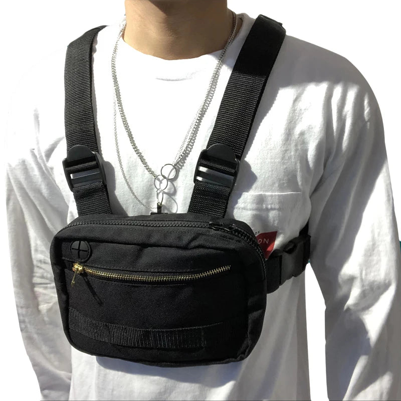 Unisex Chest Rig Tactical Harness Streetwear Waist Pack