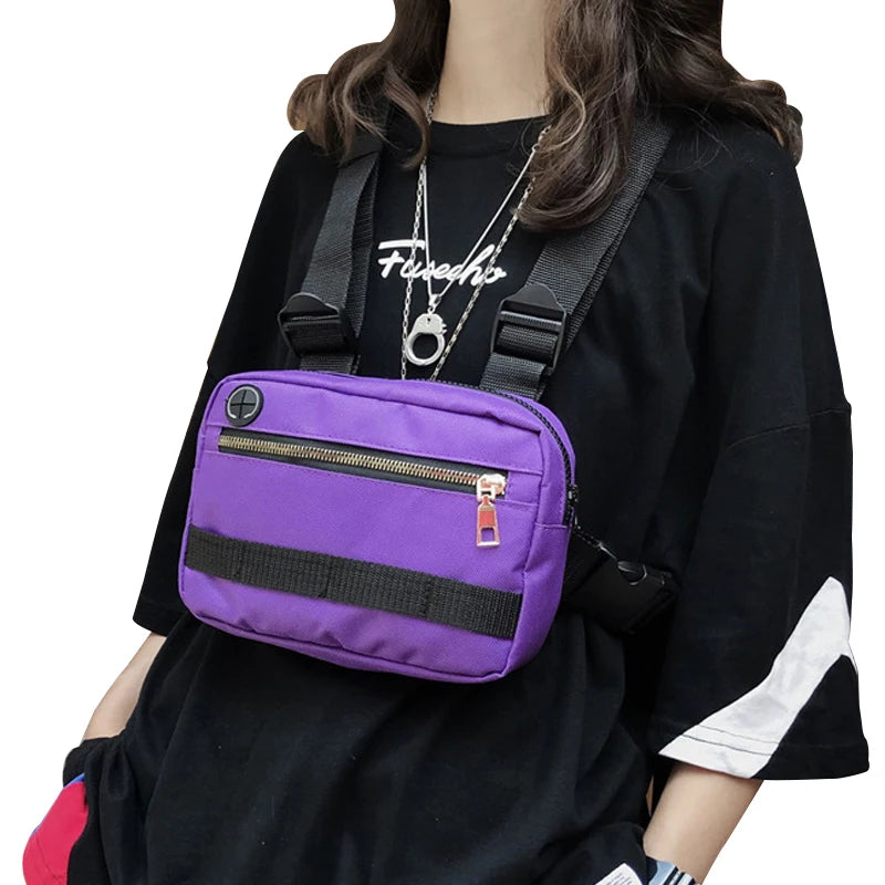 Unisex Chest Rig Tactical Harness Streetwear Waist Pack