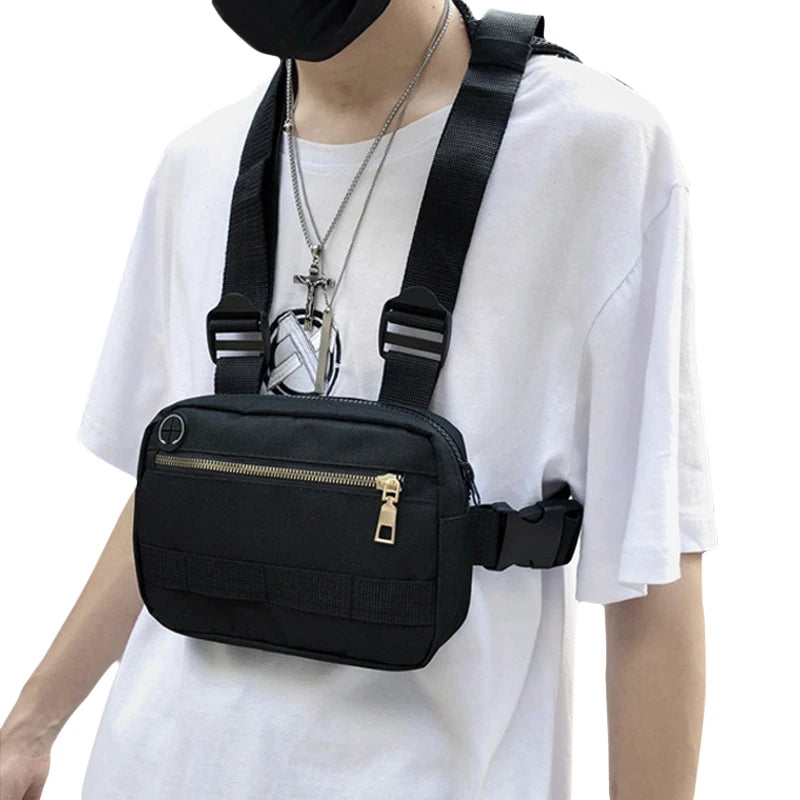 Unisex Chest Rig Tactical Harness Streetwear Waist Pack