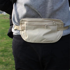 Invisible Travel Waist Pack Money Belt Bag