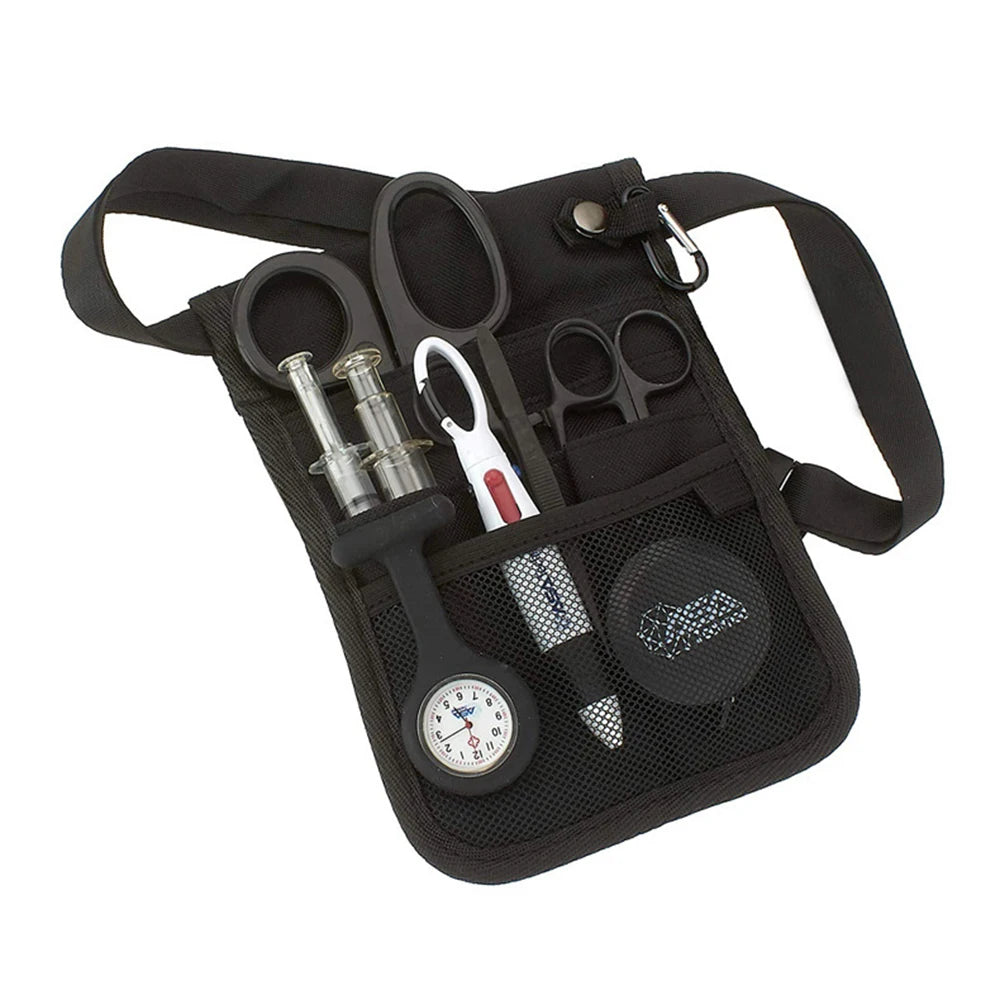 Nurse Fanny Pack Purse Nursing Belt Organizer Waist Bag Nurse Scissors Care Kit