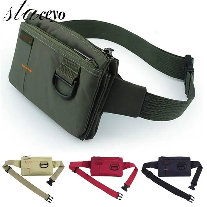 Nylon Waterproof Waist Packs Fanny Pack for Men Women