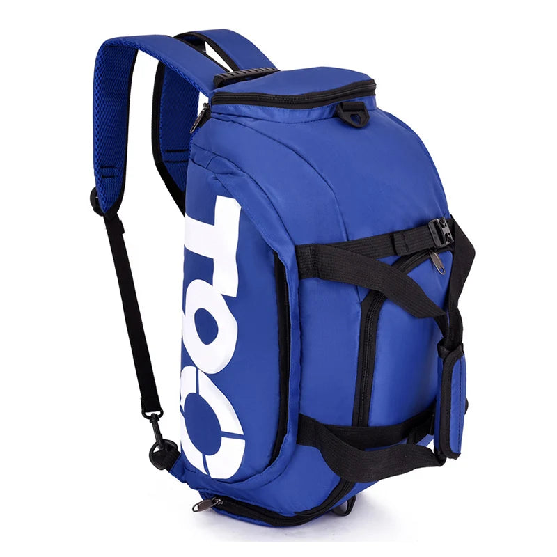 Multifunctional Sports Bag Green Duffle Bags Waterproof Luggage