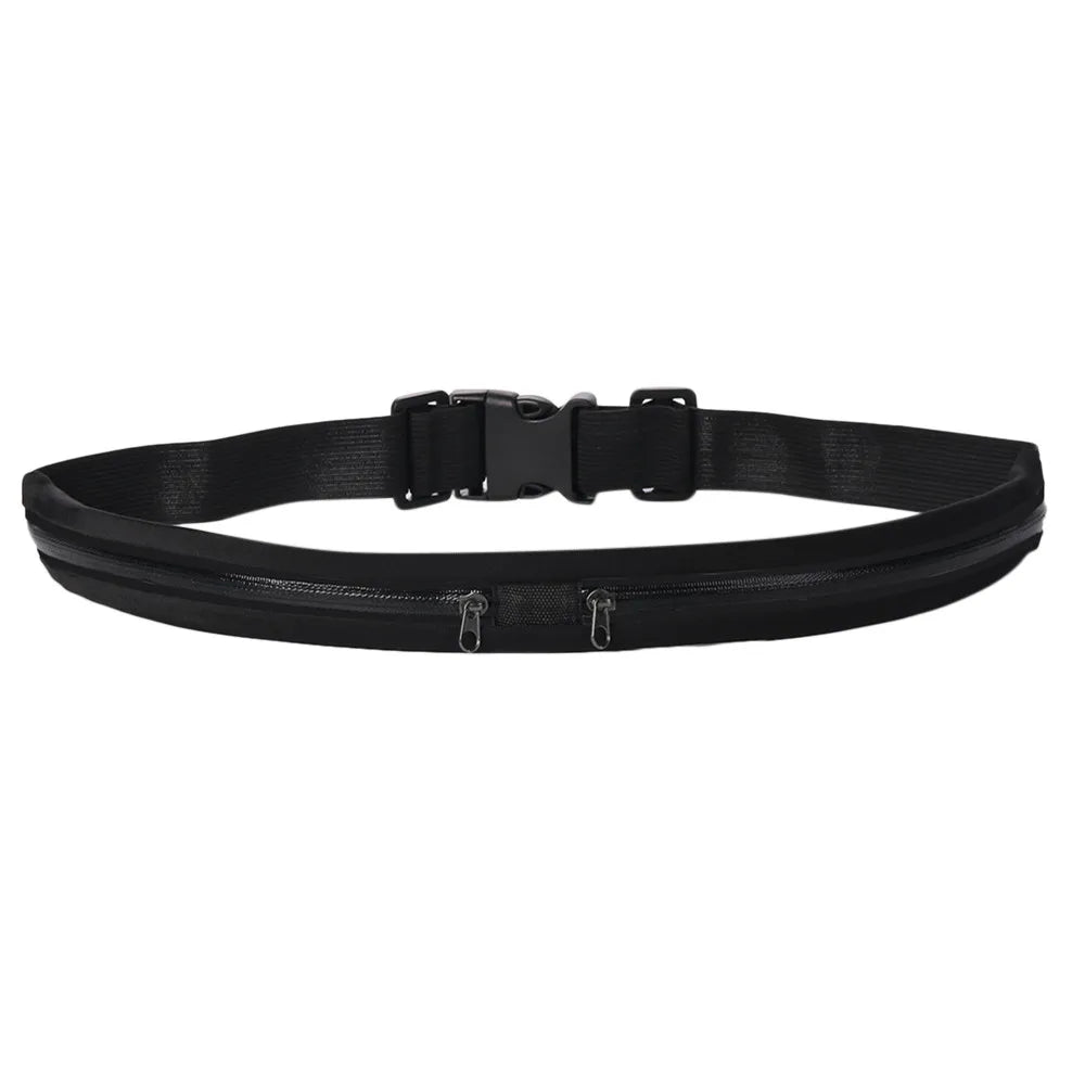 Outdoor Stretch Sports Belt Pockets Mobile Phone Bag Belly Belt Combo