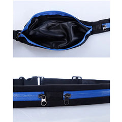 Outdoor Stretch Sports Belt Pockets Mobile Phone Bag Belly Belt Combo