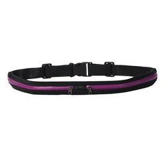 Outdoor Stretch Sports Belt Pockets Mobile Phone Bag Belly Belt Combo