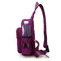 Polyester Outdoor Crossbody Shoulder Bag Unisex Cycling Travel Backpack