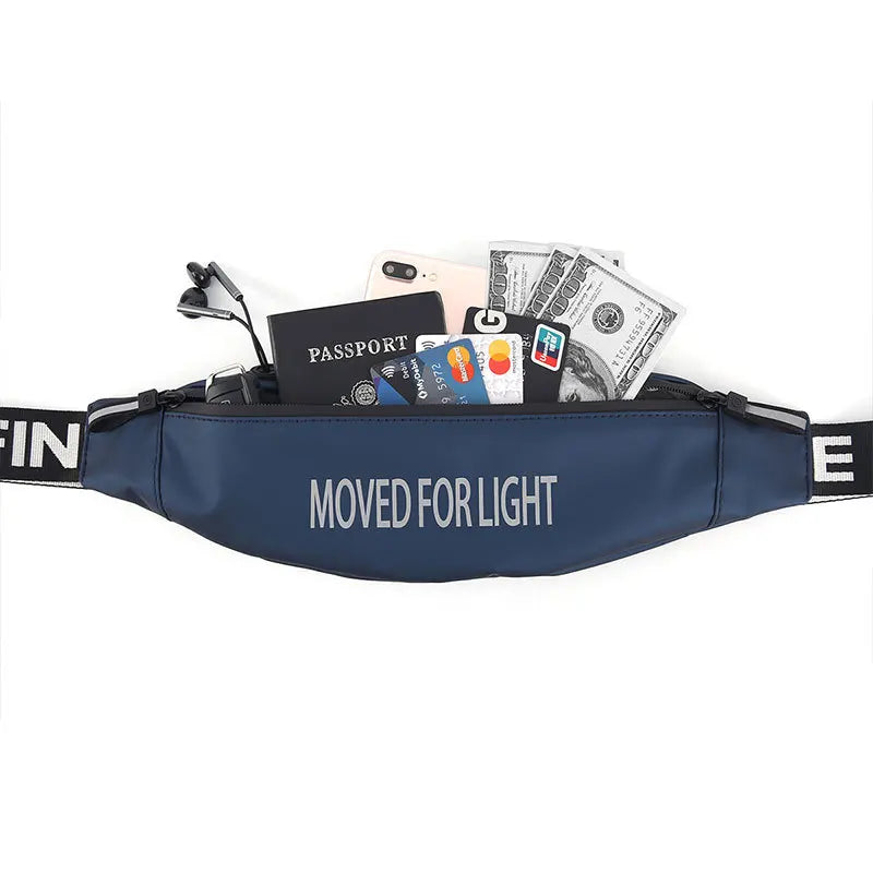 Men Women Waist Bag Sport Bum Chest Pack Travel Fanny Wallet Zip Running Hiking