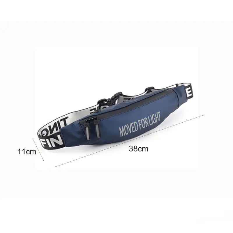 Men Women Waist Bag Sport Bum Chest Pack Travel Fanny Wallet Zip Running Hiking