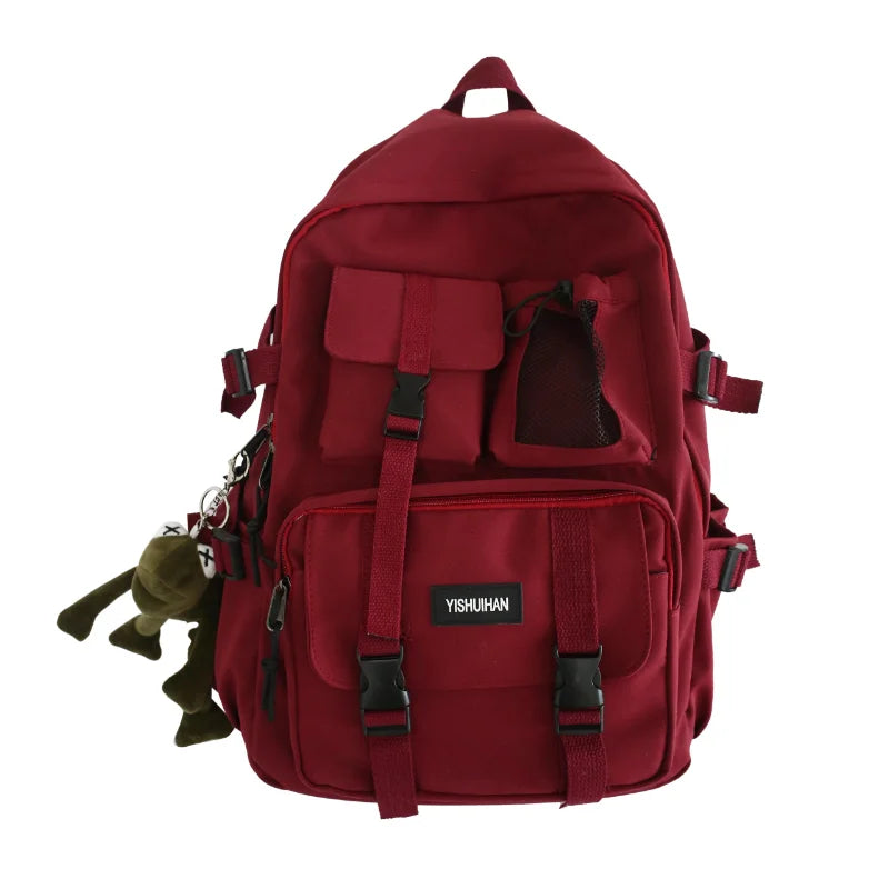 Anti Theft Rucksack Casual Lady Travel Backpack Nylon Bagpack