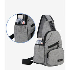 Men Women Shoulder Bag Nylon Sling Bag Chest Pack Crossbody