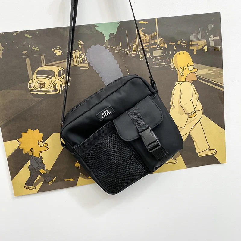 Small Nylon Shoulder Crossbody Bag Student Female Handbag