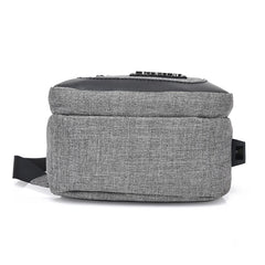 Men Women Solid Chest Bags Daily Shoulder Bags For Phone Laptop Soft
