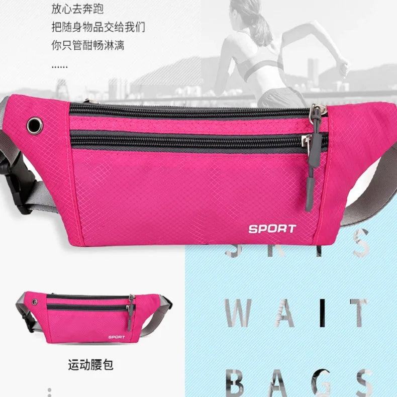 Unisex Sport Waist Pack Fanny Pack Crossbody Wallet Travel Bag