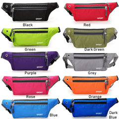 Unisex Sport Waist Pack Fanny Pack Crossbody Wallet Belt Travel