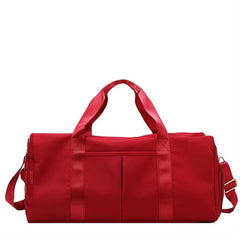Men Women Gym Bag Waterproof Shoulder Pack Shoes Storage