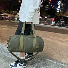 Men Women Travel Bag Fitness Handbag Nylon Shoulder Bag Business Large Tote