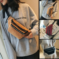 Men Women Waist Bag Fanny Pack Running Zip Belt Money Pouch