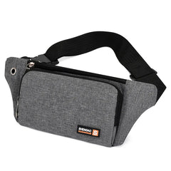 Men Women Waist Bag Pack Purse Casual Large Phone Belt Bag Pouch Canvas