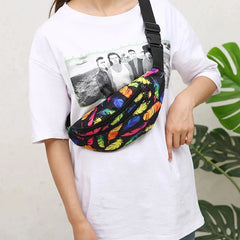 Waist Fanny Pack Bag Crossbody Handbag Kangaroo Banana